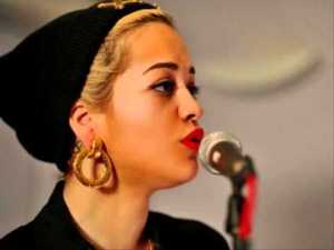 Rita Ora singing in the live lounge